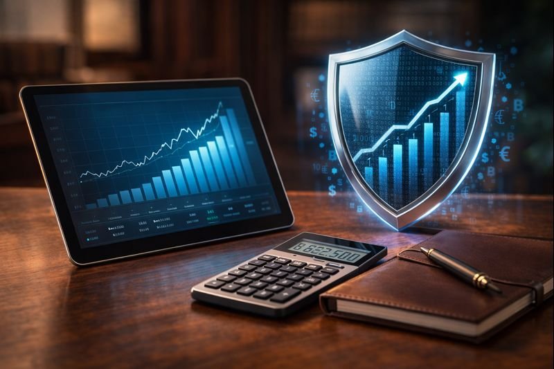 Documents et pièces symbolisant l’analyse de l’assurance-vie