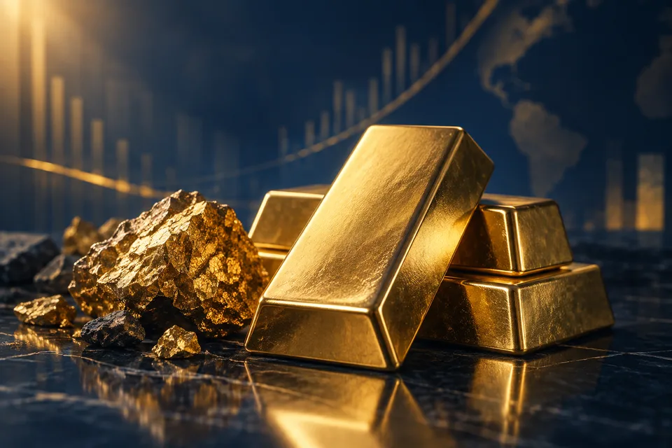 Lingots d’or illustrant la thématique métaux précieux